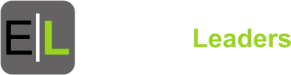 Logotipo oficial de Executive Leaders en color blanco con detalles en verde lima